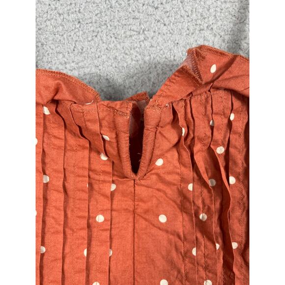 Madewell Womens Size 2 Pintuck Cami Dress Polka Dot - Picture 7 of 10